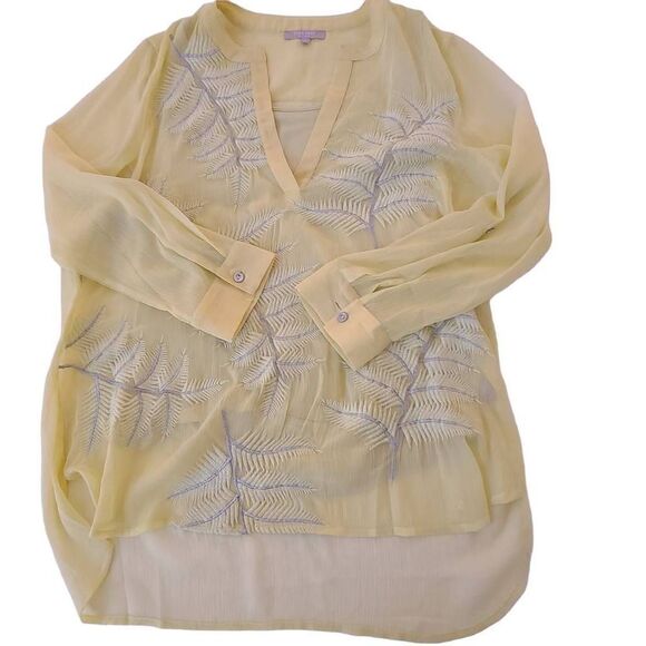 Joan Vass Womens Two Piece Embroidered Tunic and Tank Top Size L - Picture 4 of 12